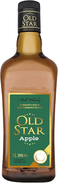 Whisky Old Star Maçã Verde